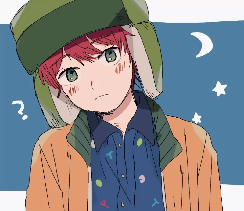 pajamas blush hat red hair Kyle Broflovski TV Show South Park Image