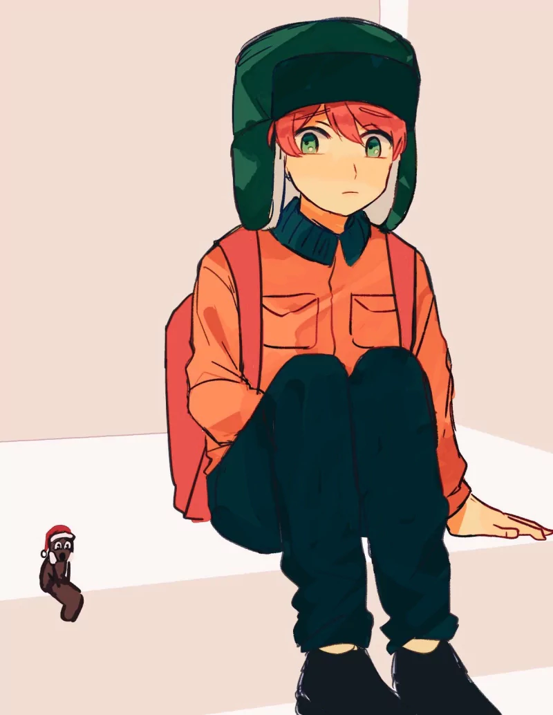hat green eyes red hair Kyle Broflovski TV Show South Park Image