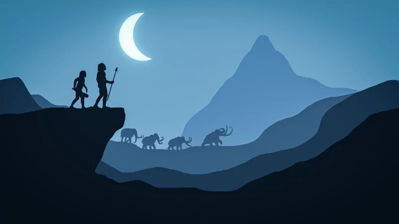  Ancestors-Fantasy 2D Landscape Wallpaper