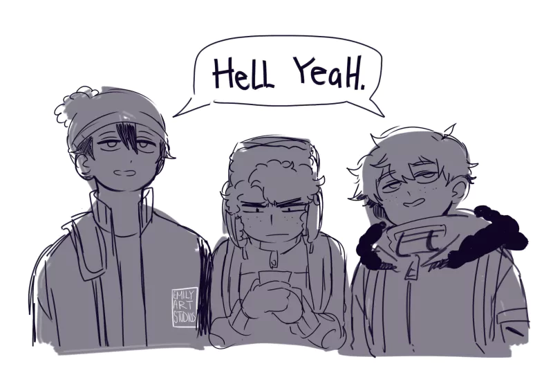 Kenny McCormick Kyle Broflovski Stan Marsh TV Show South Park Image