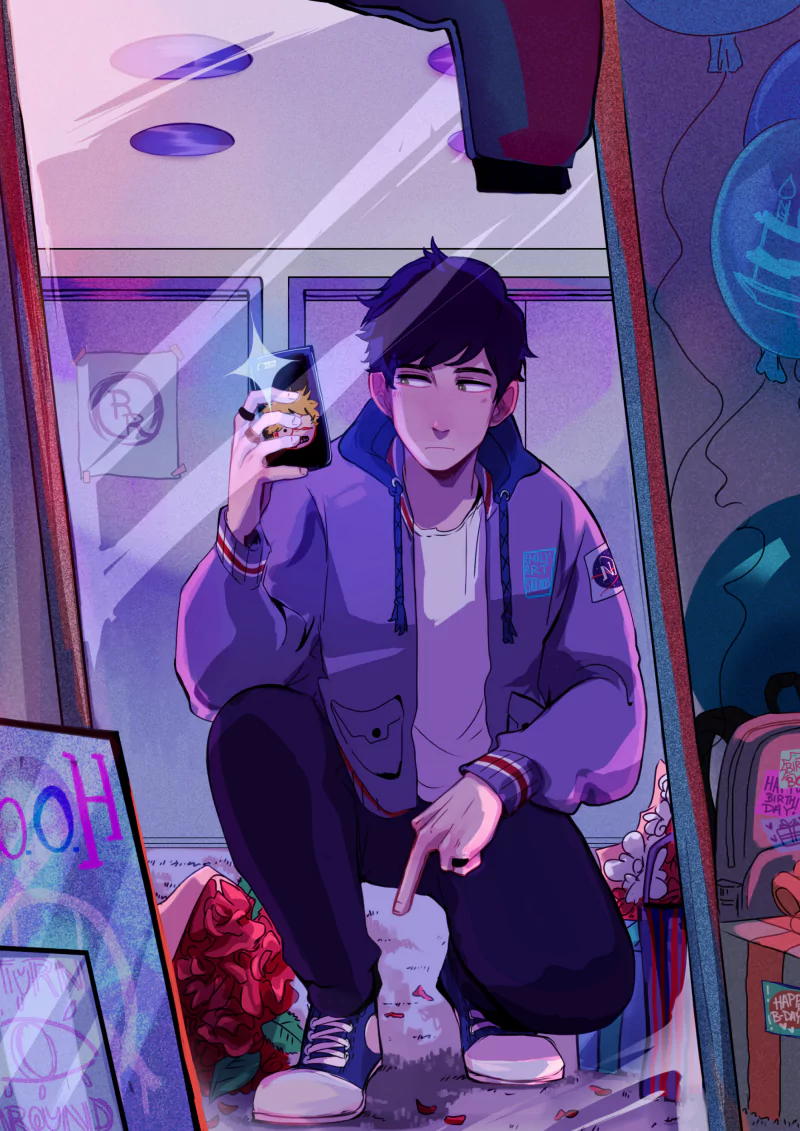 mirror sneakers phone black hair Craig Tucker TV Show South Park Image