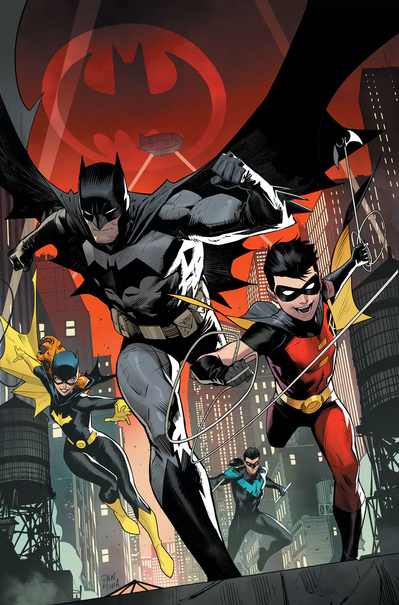 Bruce Wayne DC Comics Bat-Signal Gotham City Dick Grayson Nightwing Barbara Gordon Batgirl Tim Drake Batman Robin (DC Comics) Comic Batman: The Adventures Continue Image