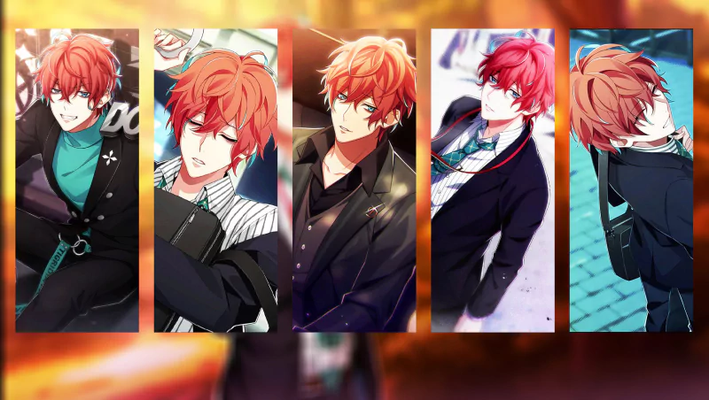 red hair Doppo Kannonzaka Anime Hypnosis Mic Image