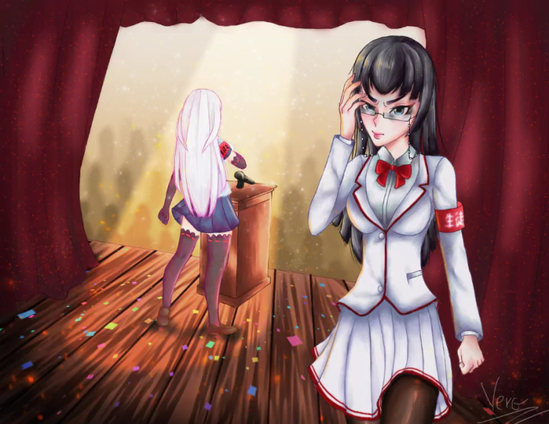 Kuroko Kamenaga Megami Saikou video game Yandere simulator Image