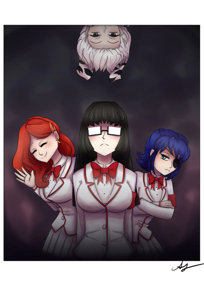 Shiromi Torayoshi Akane Toriyasu Aoi Ryugoku Kuroko Kamenaga video game Yandere simulator Image