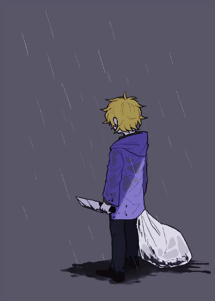 blonde coat bag rain knife Tweek Tweak TV Show South Park Image