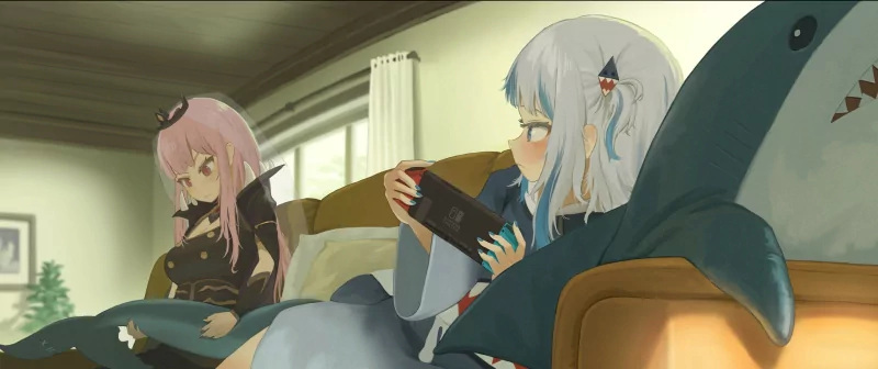 Gawr Gura Mori Calliope Anime Virtual Youtuber Image