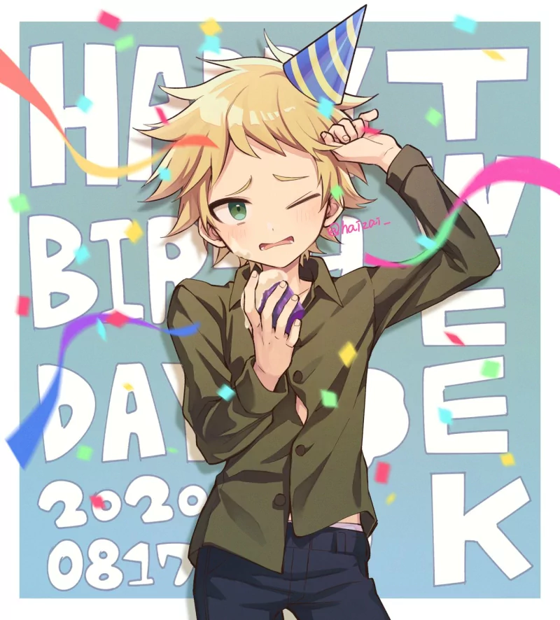 Happy Birthday blonde Tweek Tweak TV Show South Park Image