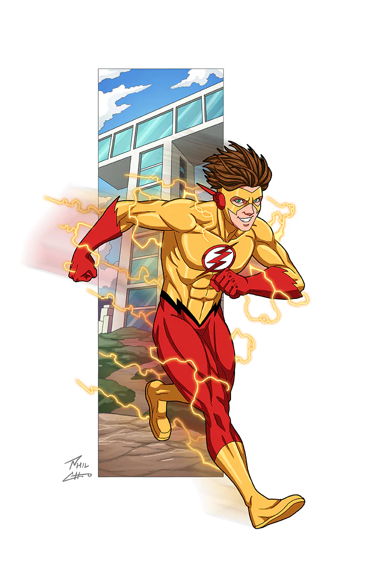 Titans Tower Bart Allen Kid Flash Comic Teen Titans Image