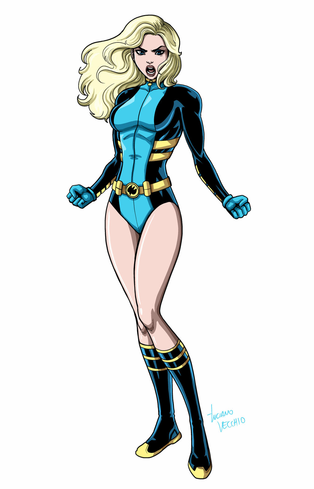 Black Canary Art by lucianovecchio