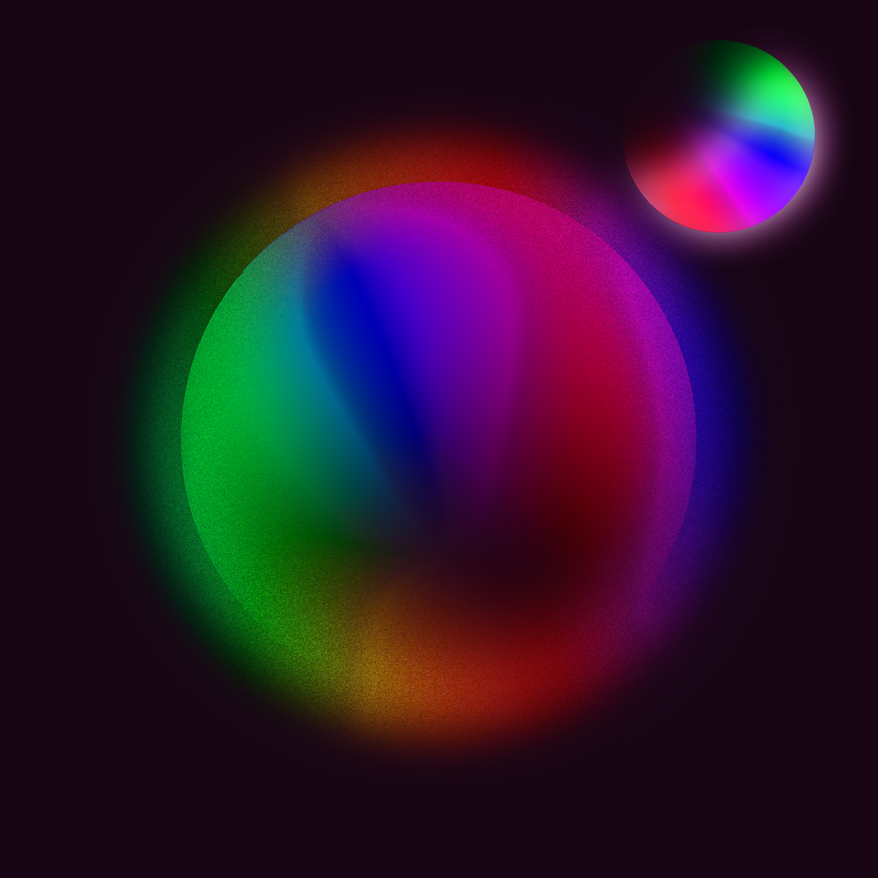 Glowing bubble by 3DART