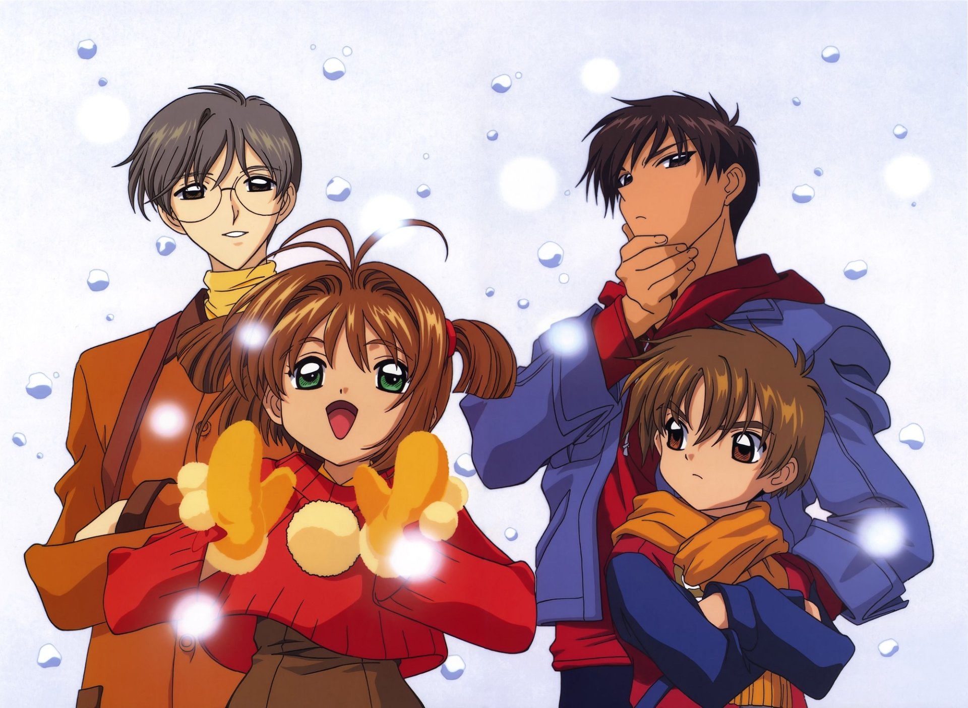 Download Yukito Tsukishiro Syaoran Li Toya Kinomoto Sakura Kinomoto Anime Cardcaptor Sakura Art