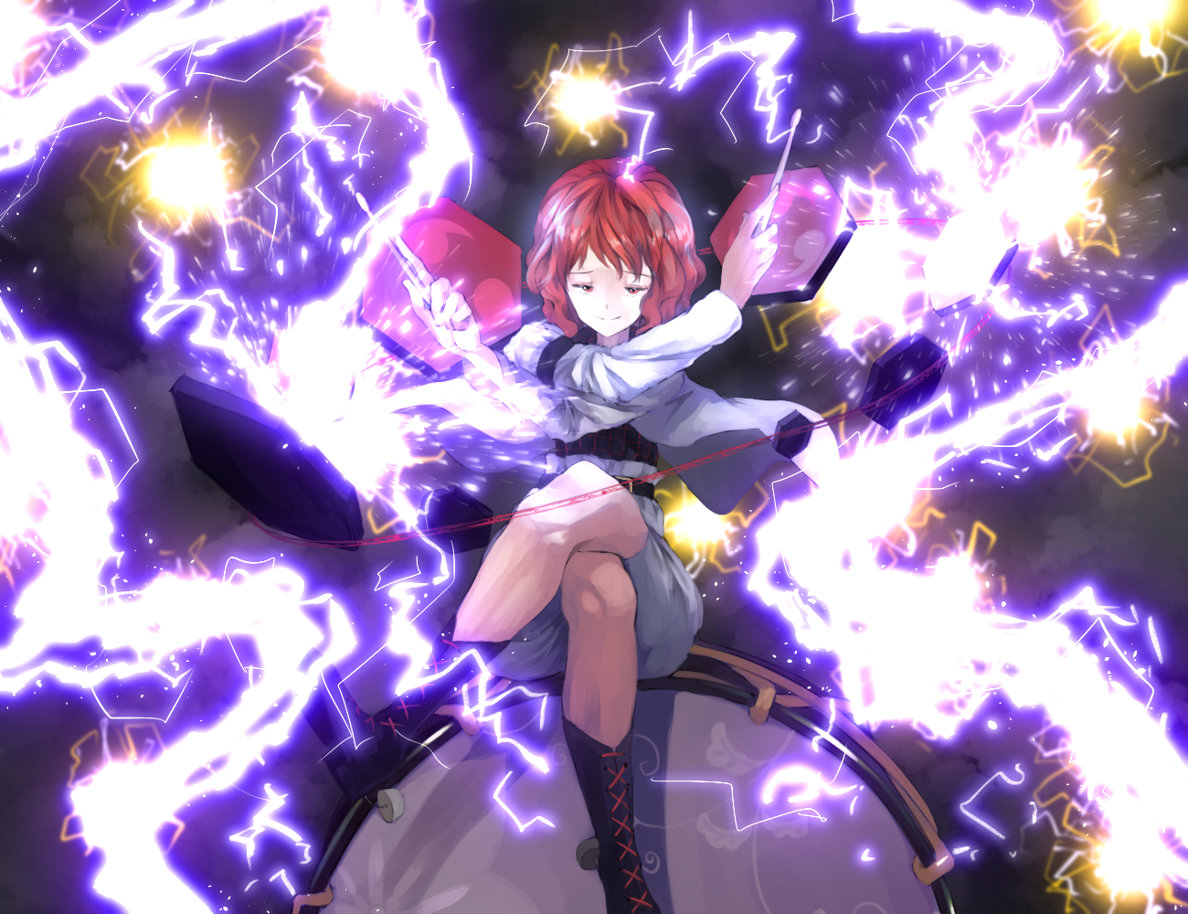 Download Raiko Horikawa Anime Touhou Art