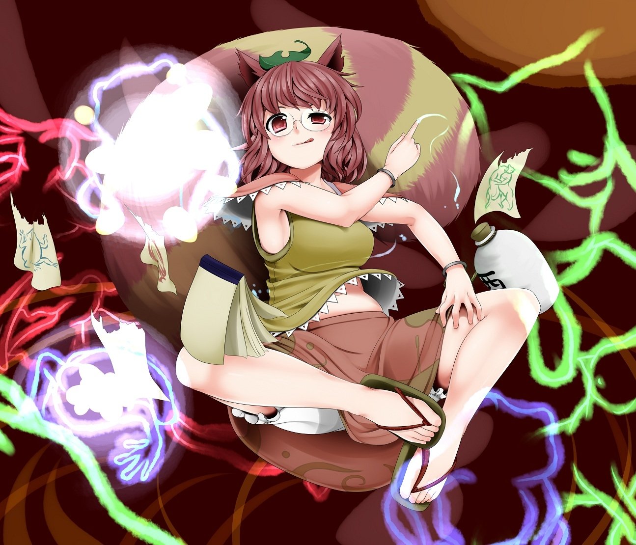 Download Mamizou Futatsuiwa Anime Touhou Art