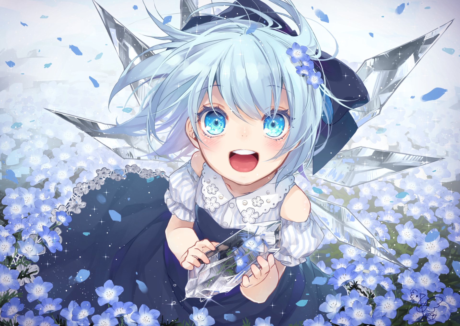Download Cirno (Touhou) Anime Touhou Art
