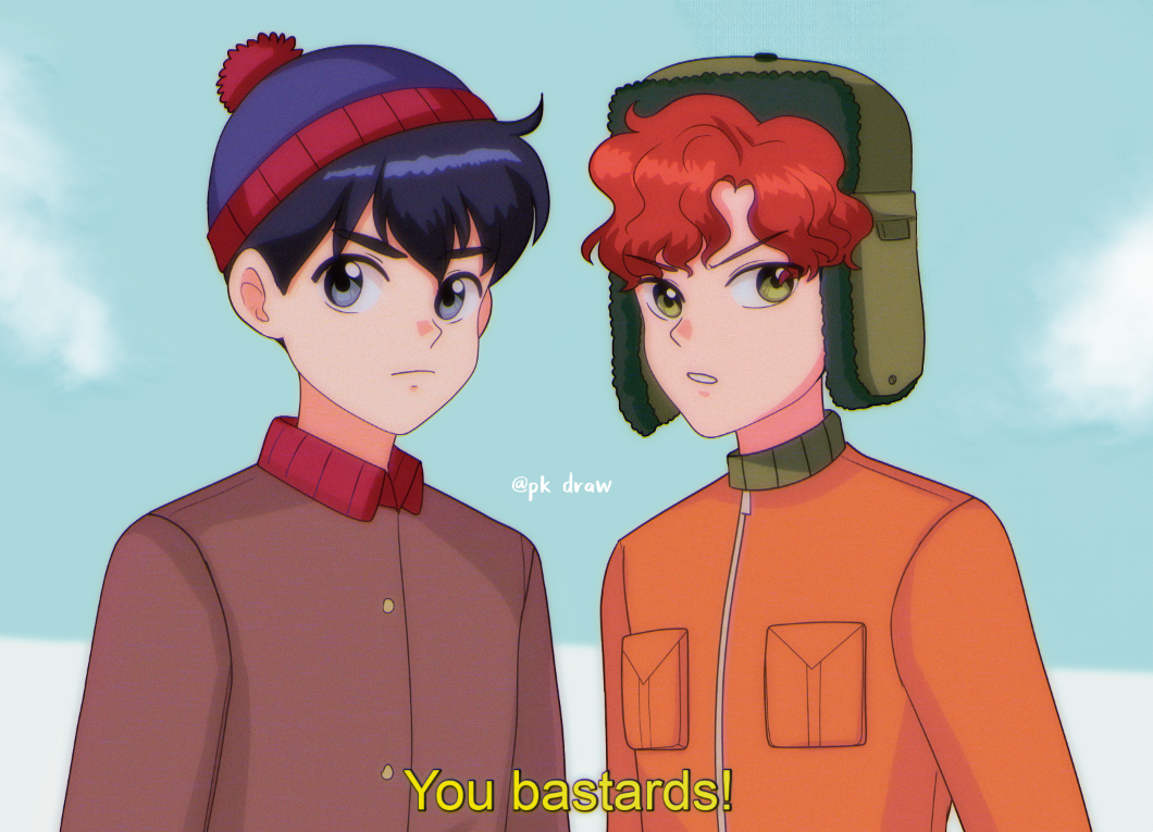 Download Stan Marsh Kyle Broflovski TV Show South Park Art