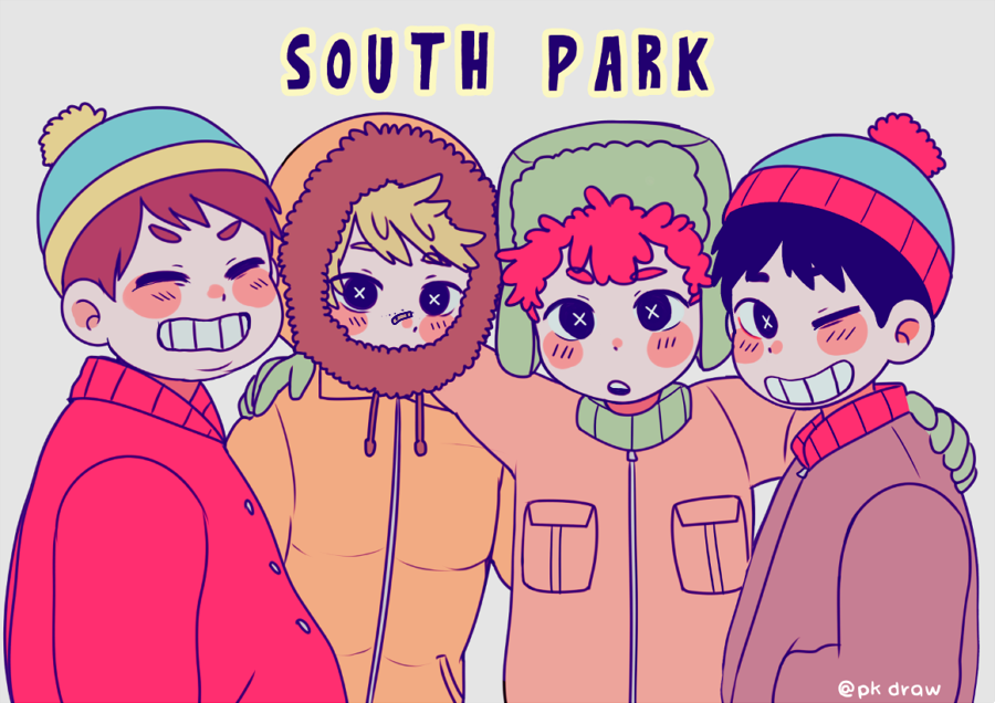 Download Kenny McCormick Stan Marsh Kyle Broflovski Eric Cartman TV Show South Park Art