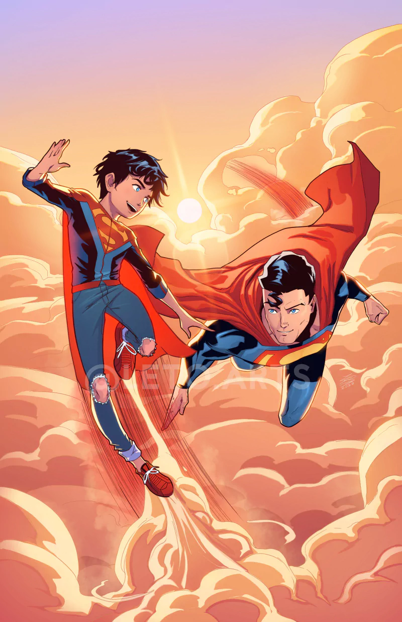  Superman and Son by Leandro Raimundo