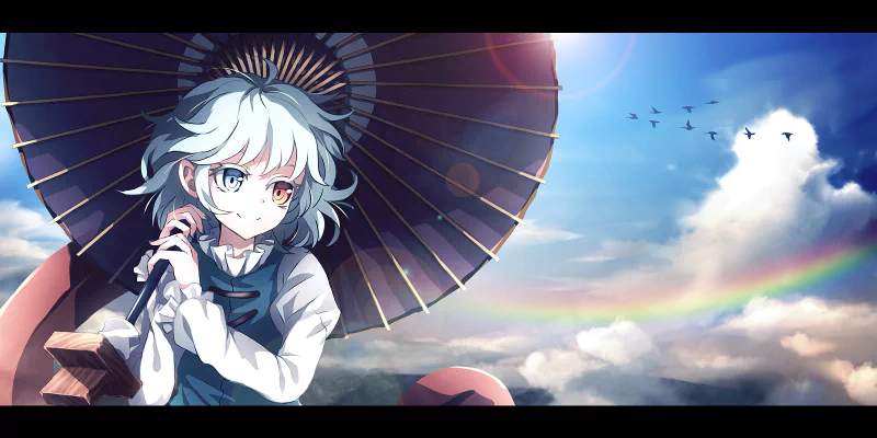 heterochromia Kogasa Tatara Anime Touhou Image