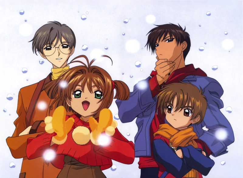 Yukito Tsukishiro Syaoran Li Toya Kinomoto Sakura Kinomoto Anime Cardcaptor Sakura Image