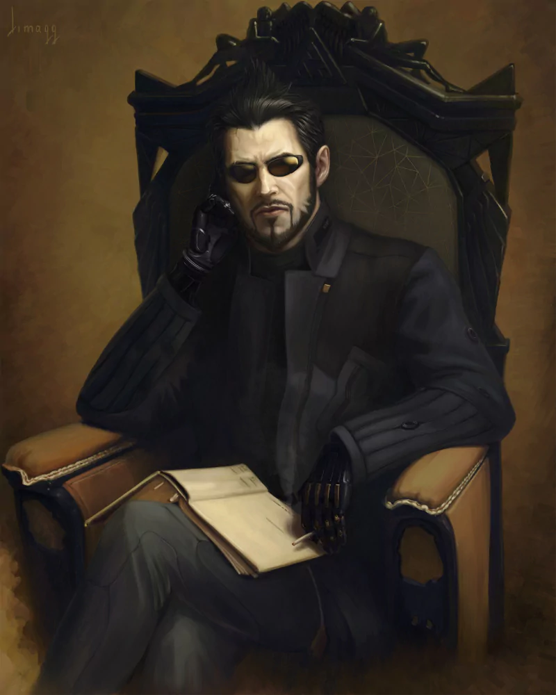 Adam Jensen video game Deus Ex: Human Revolution Image