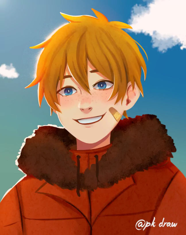 blue eyes smile blonde Kenny McCormick TV Show South Park Image