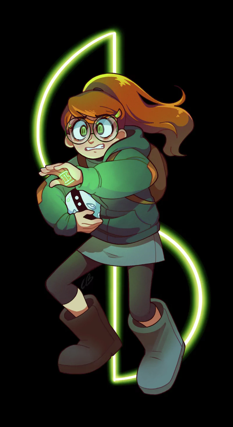 glasses red hair Tulip Olsen TV Show Infinity Train Image