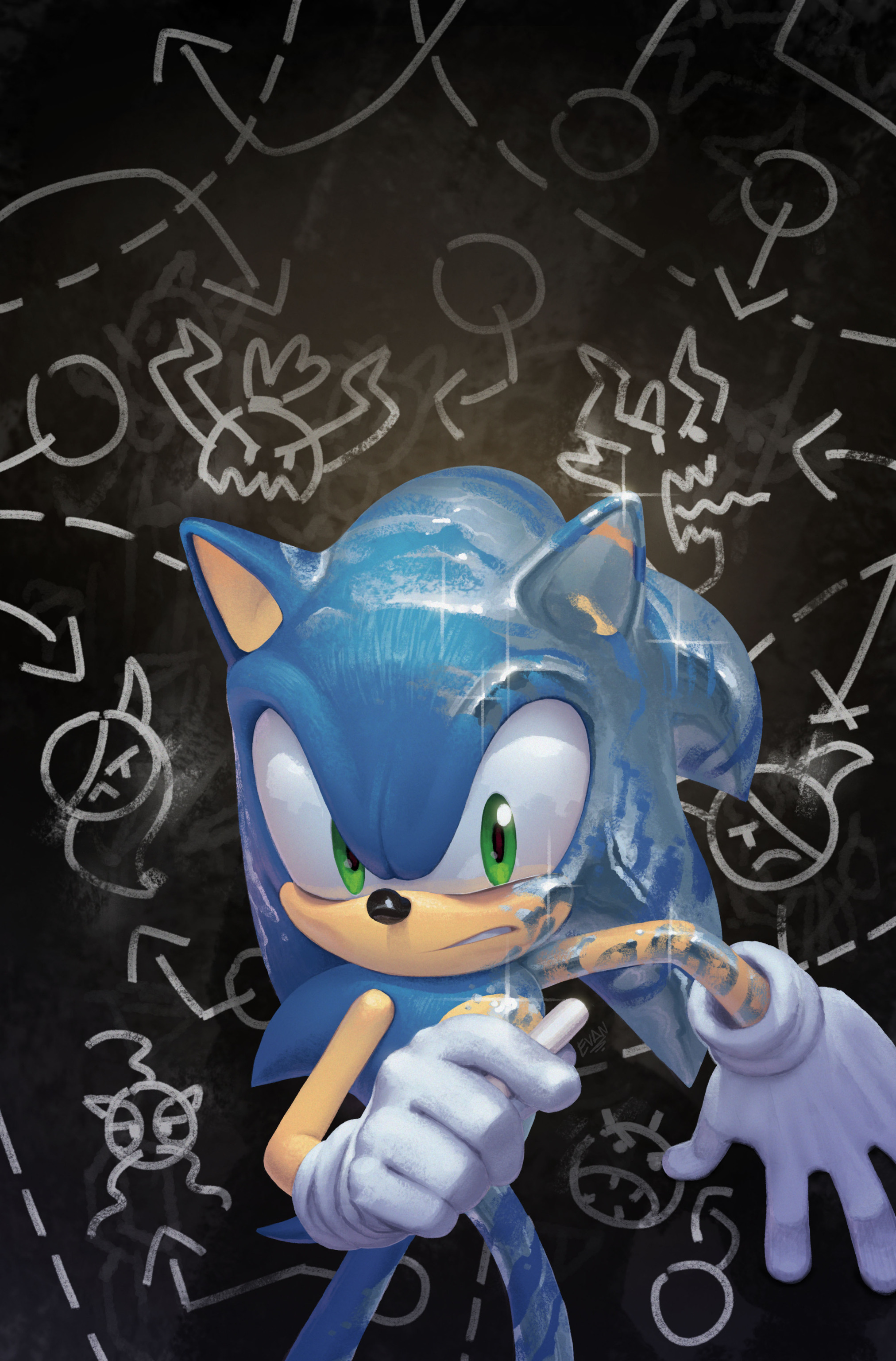 Sonic the Hedgehog (IDW) Art by Evan Stanley