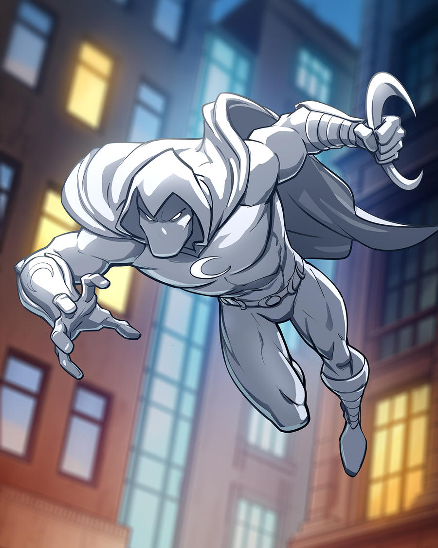 Moon Knight Art by Patrick Brown