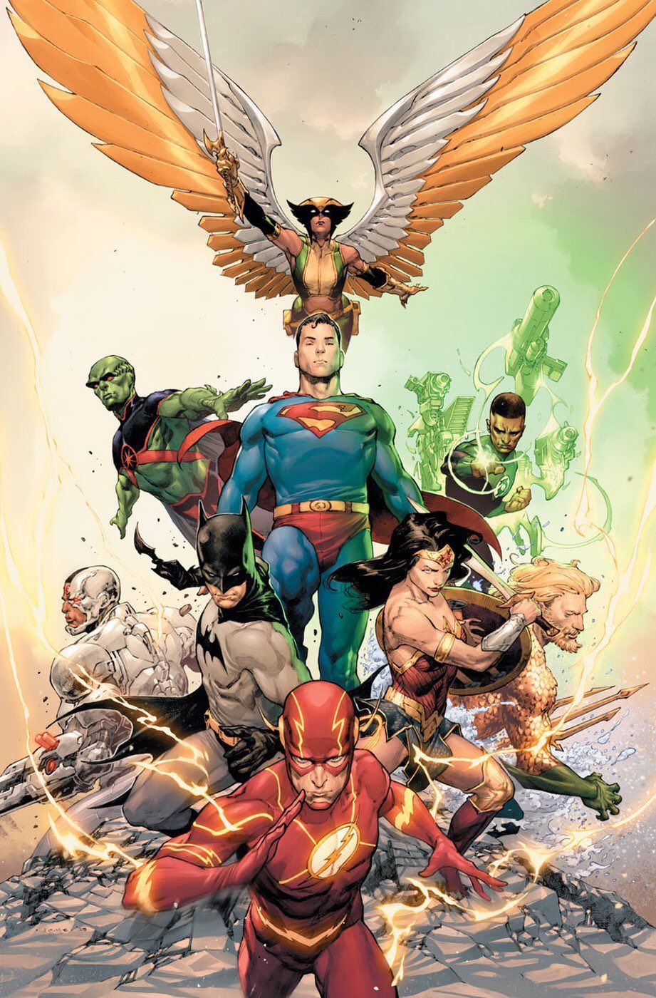 Justice league art