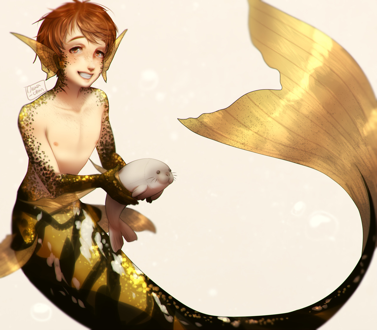 Fantasy Mermaid Art by dewa-chan