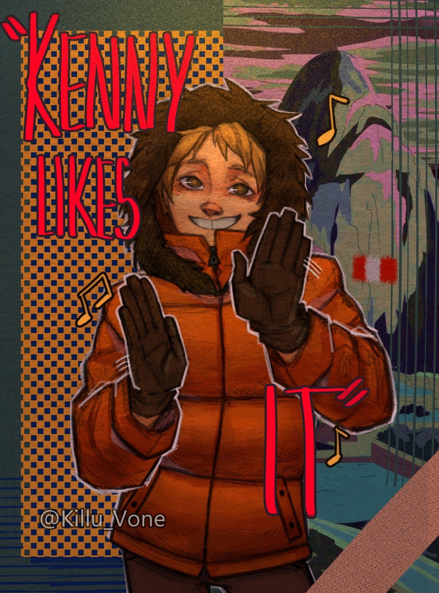 Download Blonde Hoodie Kenny McCormick TV Show South Park Art