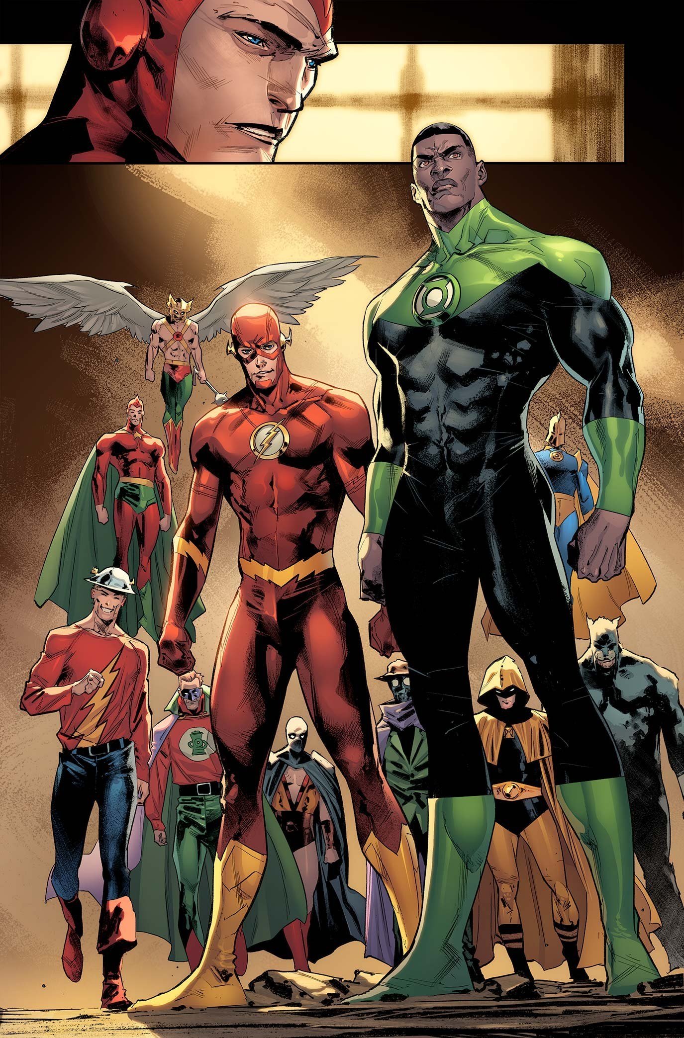 Download Starman (DC Comics) Doctor Fate (DC Comics) Carter Hall Hourman (DC Comics) Wildcat (DC Comics) Jay Garrick Alan Scott (DC Comics) Barry Allen Flash John Stewart (Green Lantern) Green Lantern Hawkman (DC Comics) Comic Justice Society Of America Art