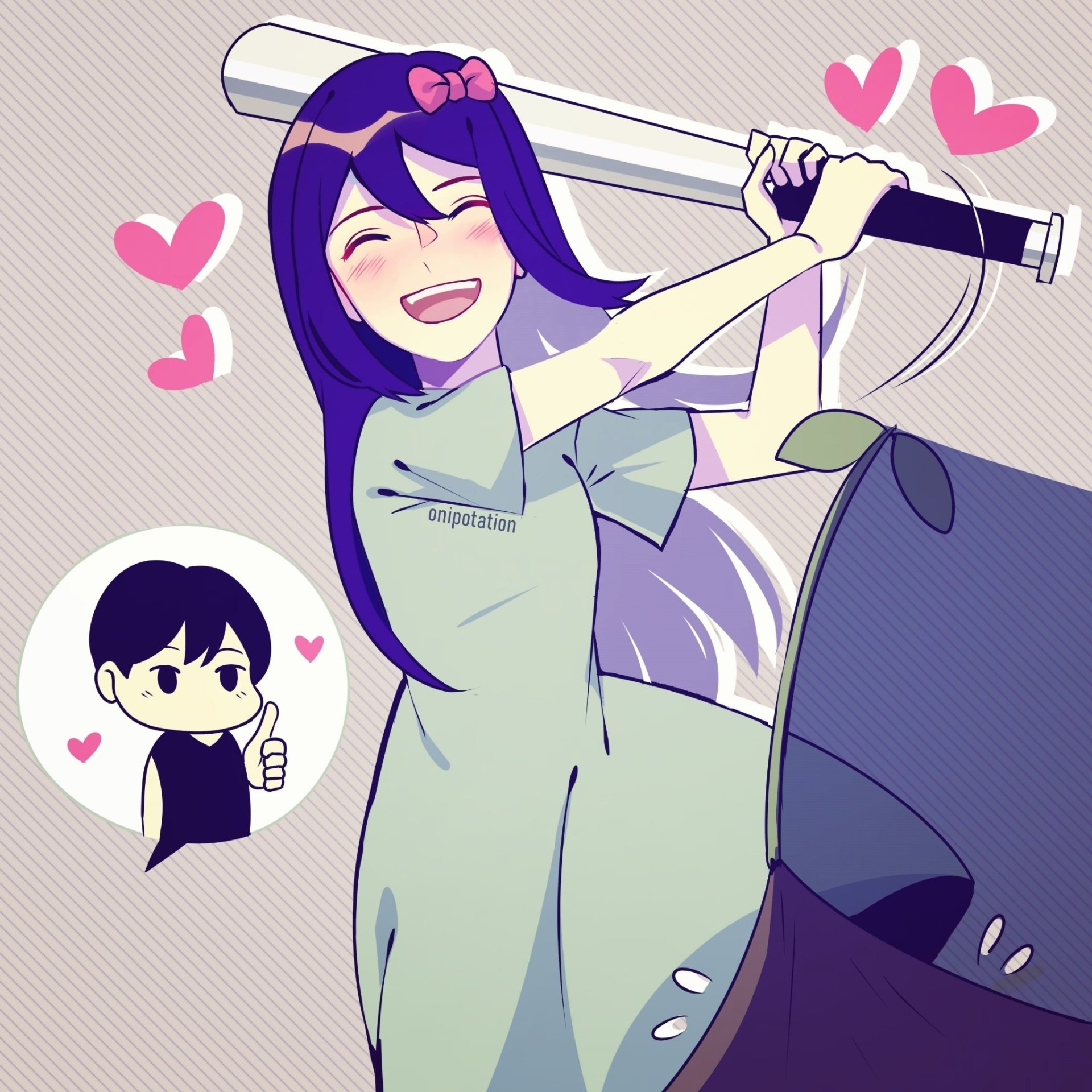 Download Baseball Bat Aubrey (Omori) OMORI Omori (Character) Video Game Art