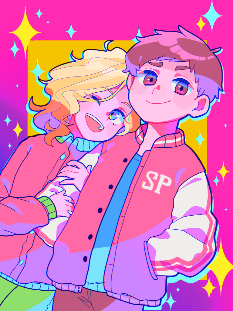 Download Wink Smile Brown Hair Blonde Clyde Donovan Bebe Stevens TV Show South Park Art