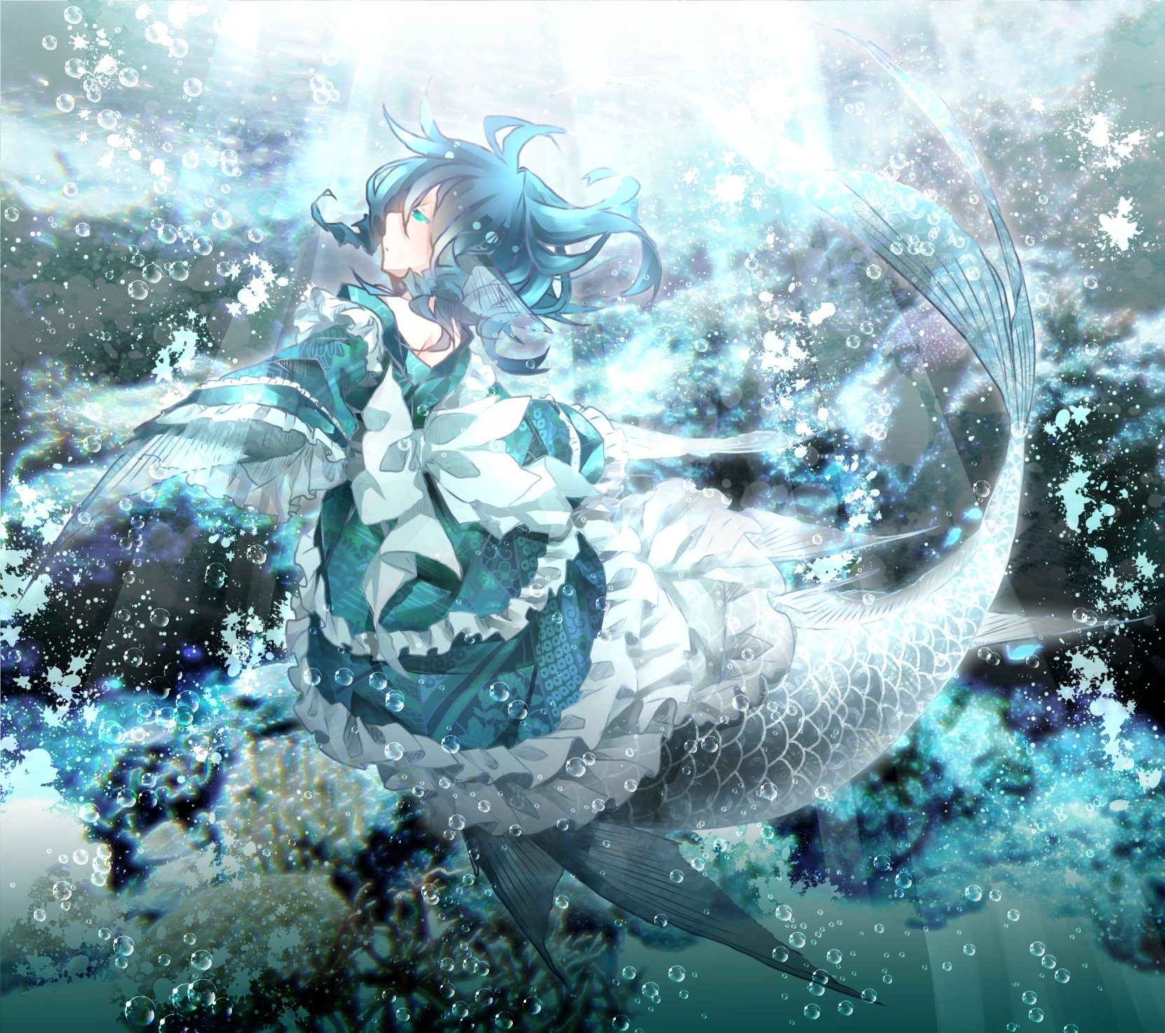 Download Wakasagihime (Touhou) Anime Touhou Art