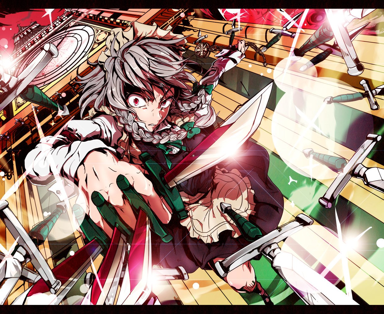 Download Sakuya Izayoi Anime Touhou Art