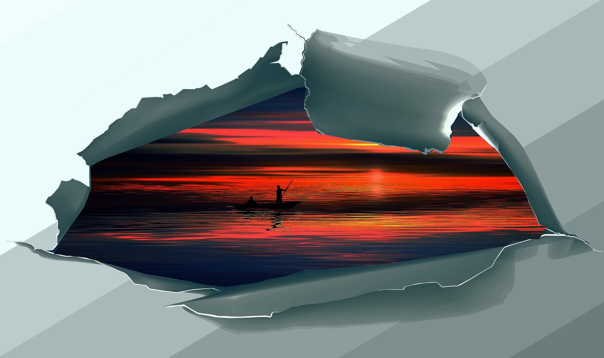 A modified image that expresses depth by HamzaBoy6