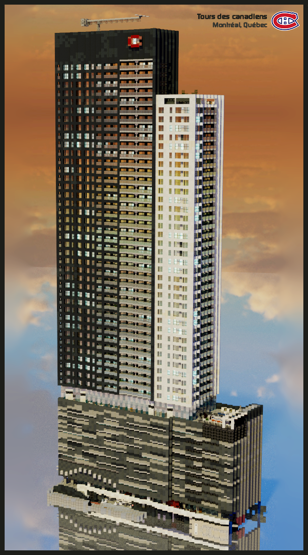 Download Skyscraper Montreal Montreal Canadiens Video Game Minecraft Art
