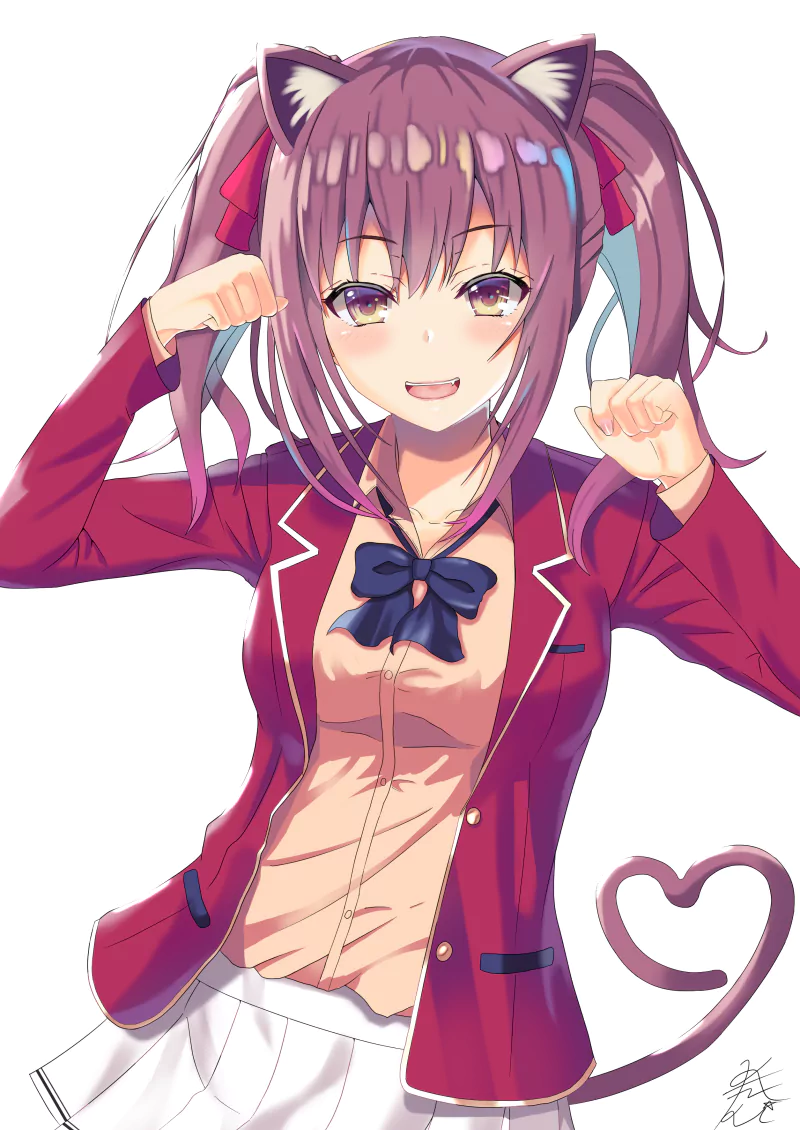 animal ears Ichika Amasawa Anime Classroom of the Elite Image