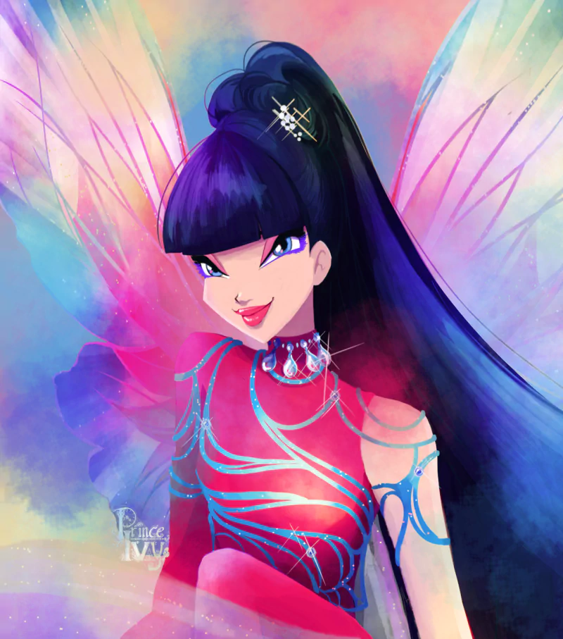 long hair wings fairy Musa (Winx Club) TV Show World of Winx Image