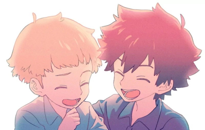 brown hair blonde John (Pokémon) Tommy (Pokémon) Anime Pokémon: Twilight Wings Image