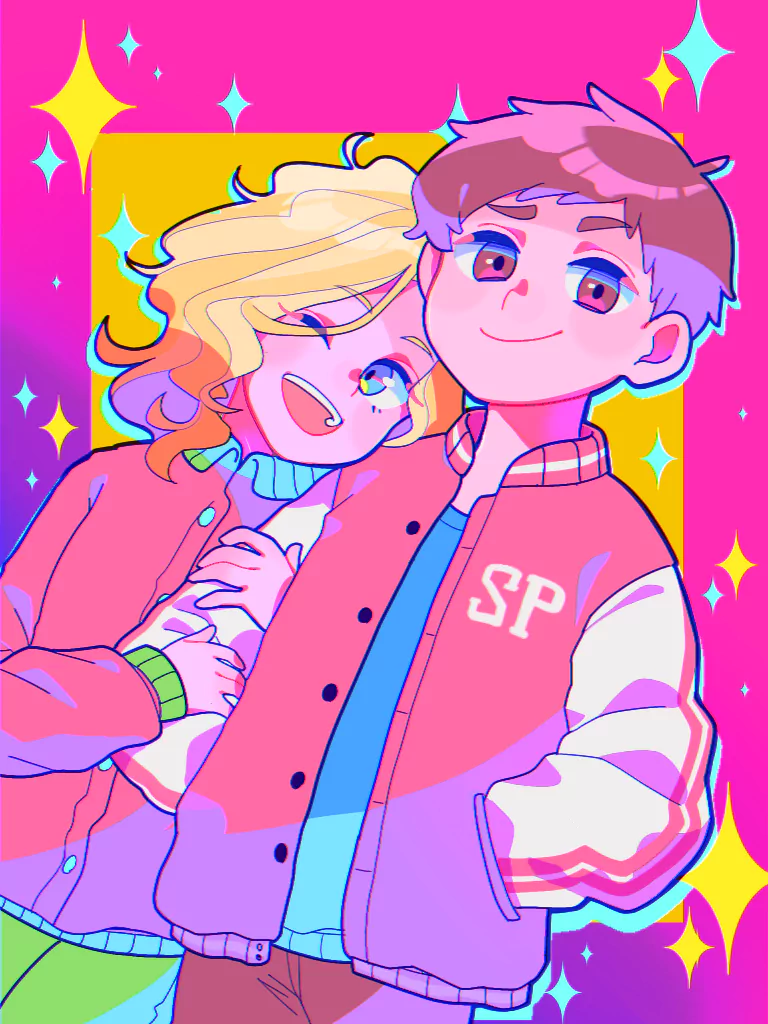 wink smile brown hair blonde Clyde Donovan Bebe Stevens TV Show South Park Image