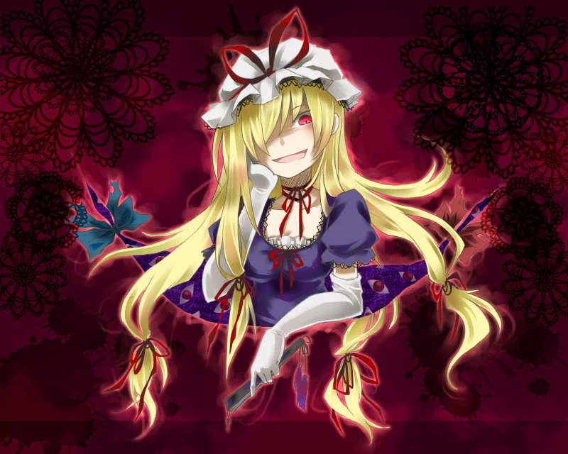 Yukari Yakumo Anime Touhou Image