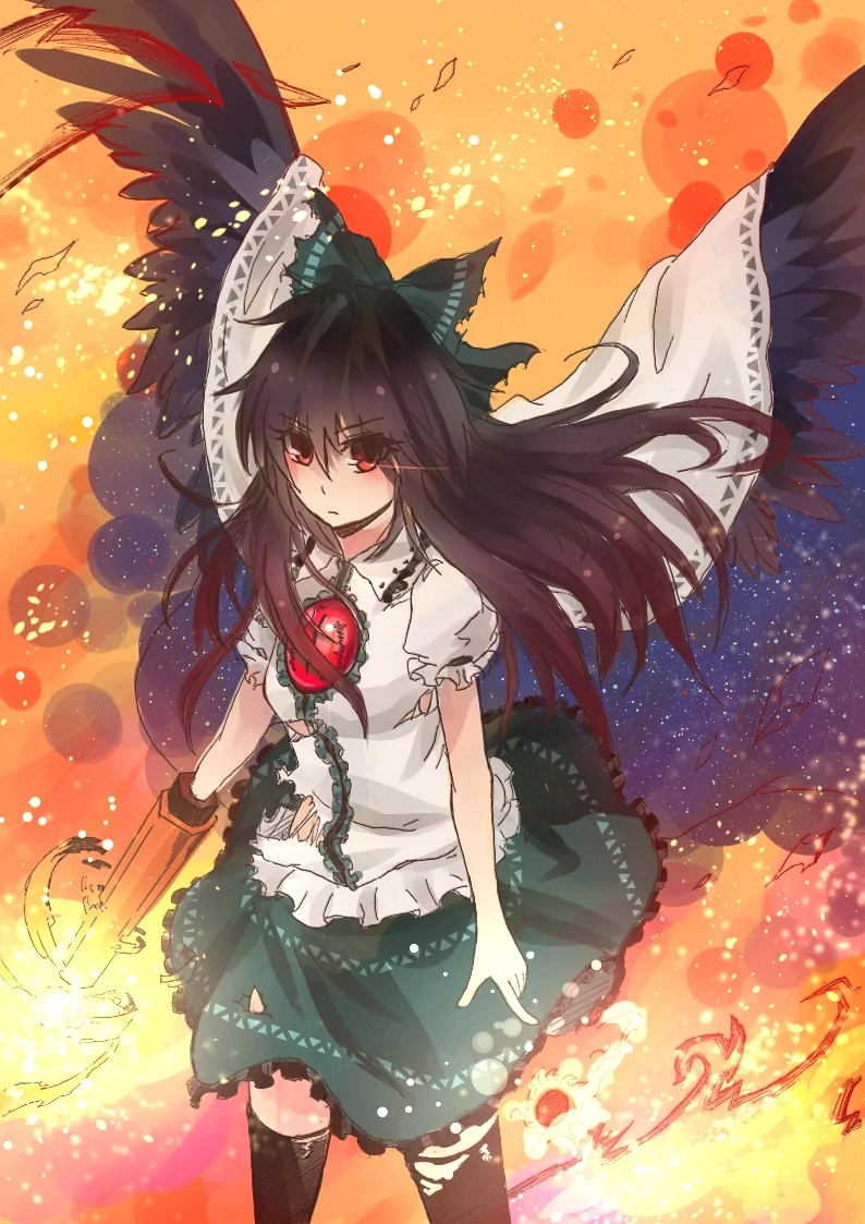 Utsuho Reiuji Anime Touhou Image
