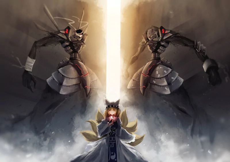 Ran Yakumo Anime Touhou Image