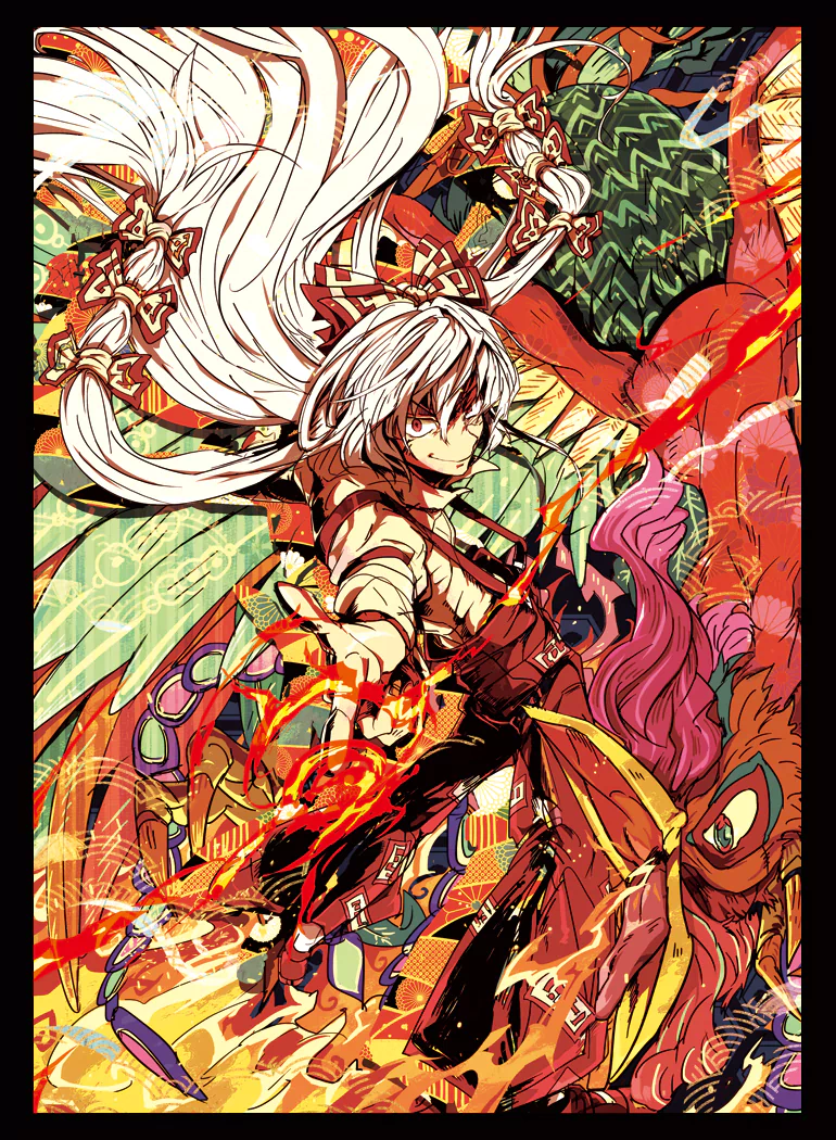 Fujiwara no Mokou Anime Touhou Image
