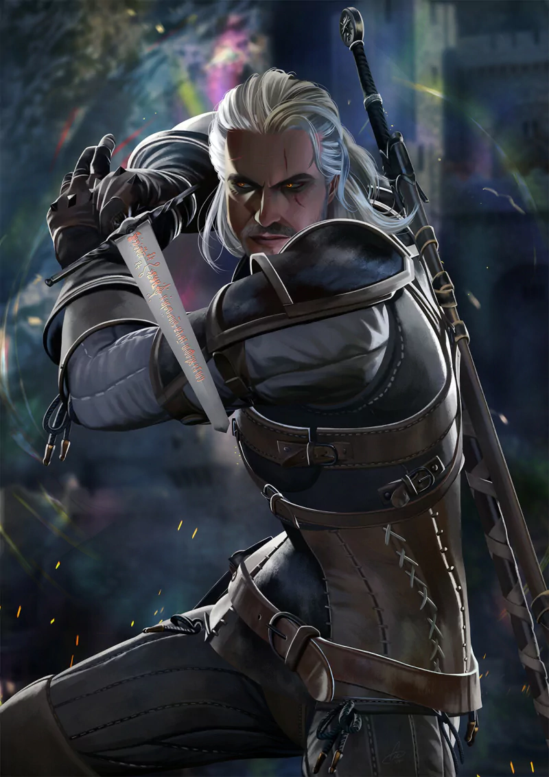 Geralt of Rivia video game The Witcher 3: Wild Hunt Image