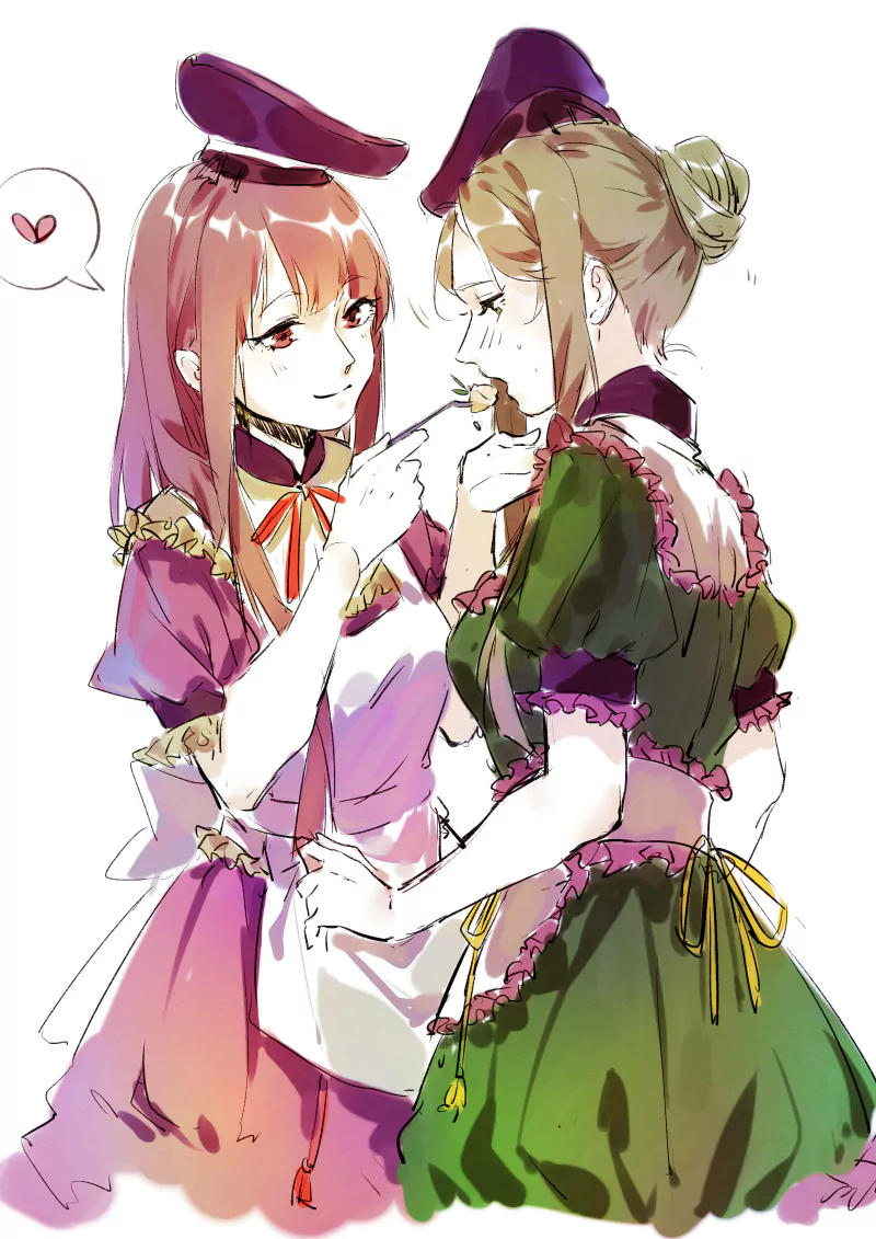 Satono Nishida Mai Teireida Anime Touhou Image