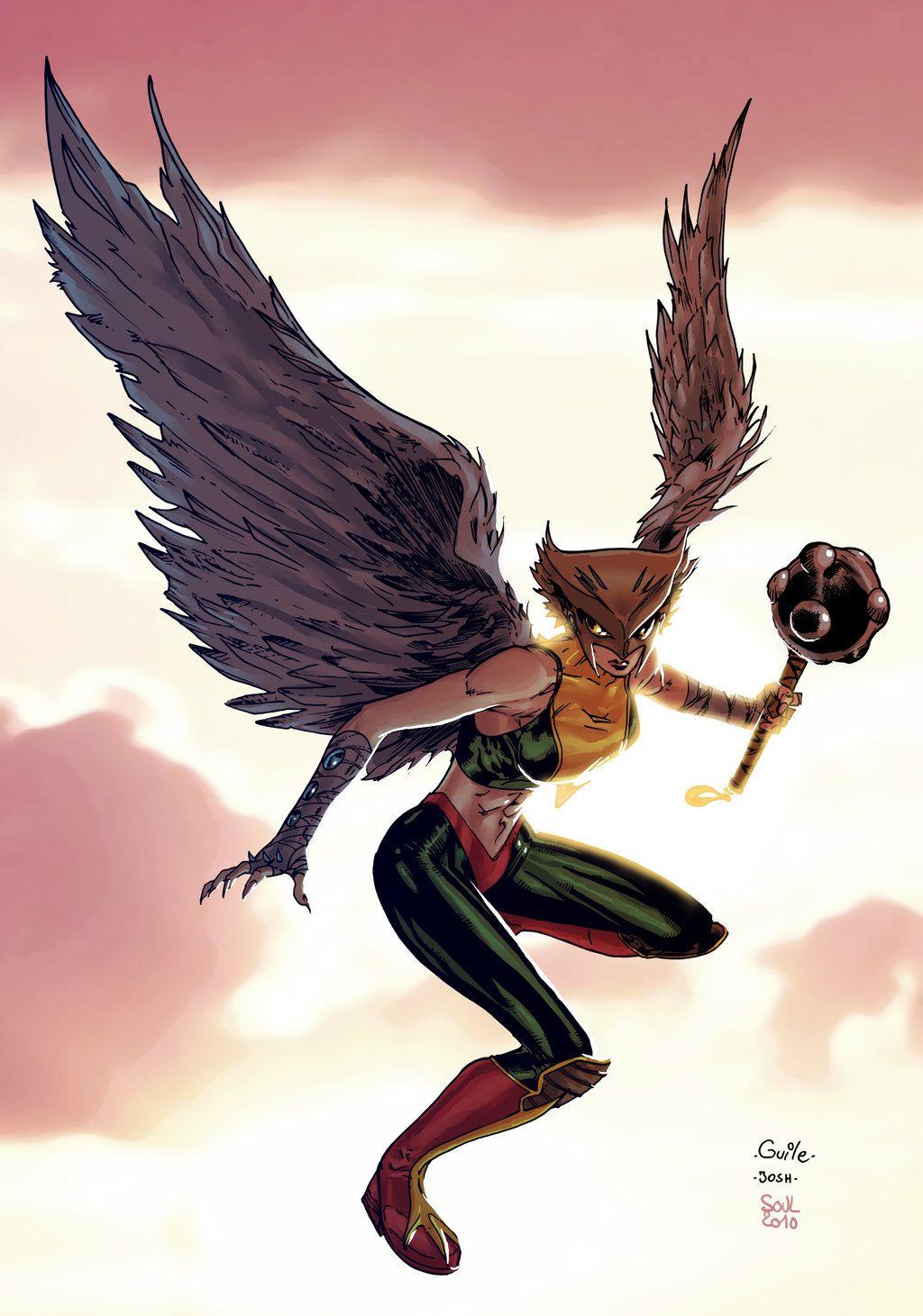 Hawkgirl Art